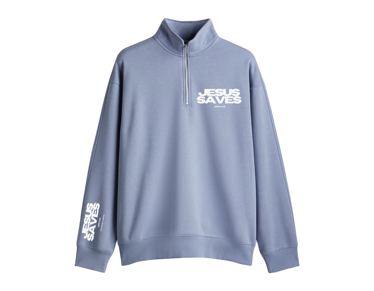 Sweat col zippé