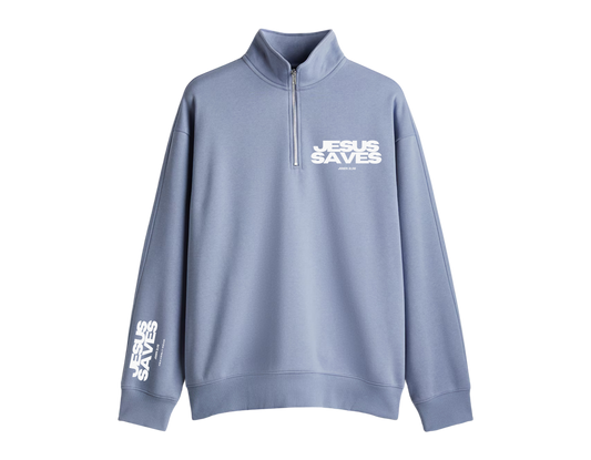 Sweat col zippé